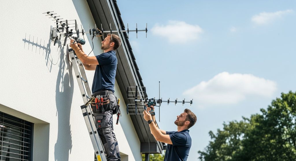 Reparacion de antenas en Luesia